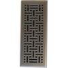 Wicker Style Brushed Nickel Registers